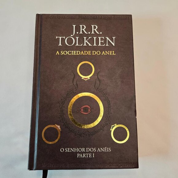 JRR Token Lord Of The Rings Trilogy Hardback Books in Portuguese - Picture 6 of 9